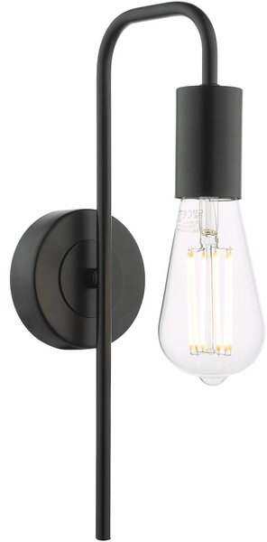 Dar Lighting modern fali lámpa dena matt fekete darden0722