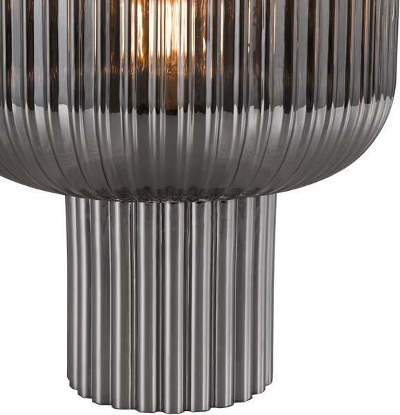 Dar Lighting modern asztali lámpa demarius füstös dardem4210