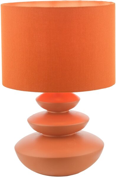 Dar Lighting modern asztali lámpa discus narancs dardis4211