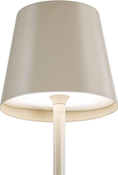 Dar Lighting modern kültéri asztali lámpa derrick szürke darder4239