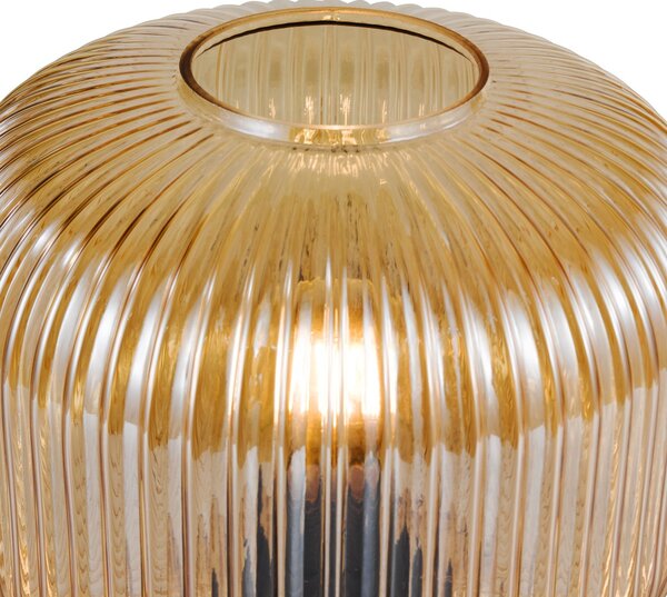 Dar Lighting modern asztali lámpa demarius borostyán dardem4206