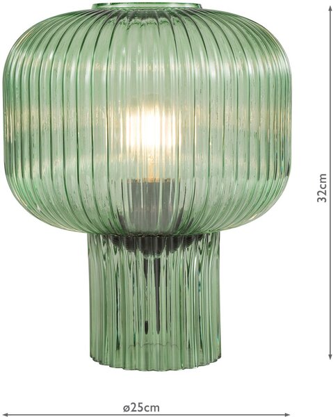 Dar Lighting modern asztali lámpa demarius zöld dardem4224