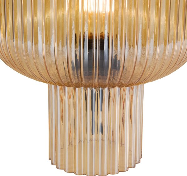 Dar Lighting modern asztali lámpa demarius borostyán dardem4206