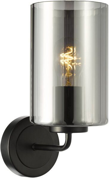Dar Lighting modern fali lámpa daylin fekete füstös darday0722