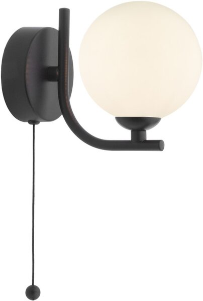 Dar Lighting modern fali lámpa cradle fekete darcra0722-02