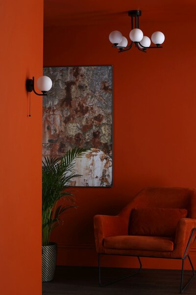 Dar Lighting modern mennyezeti lámpa cradle fekete darcra5422-02