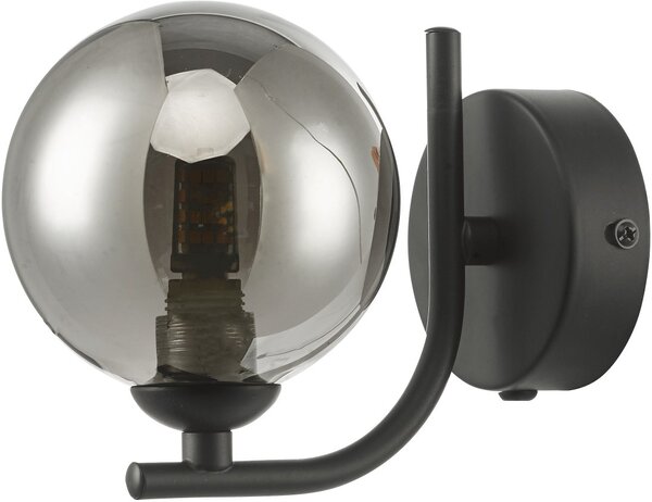 Dar Lighting modern fali lámpa cradle fekete darcra0722-01