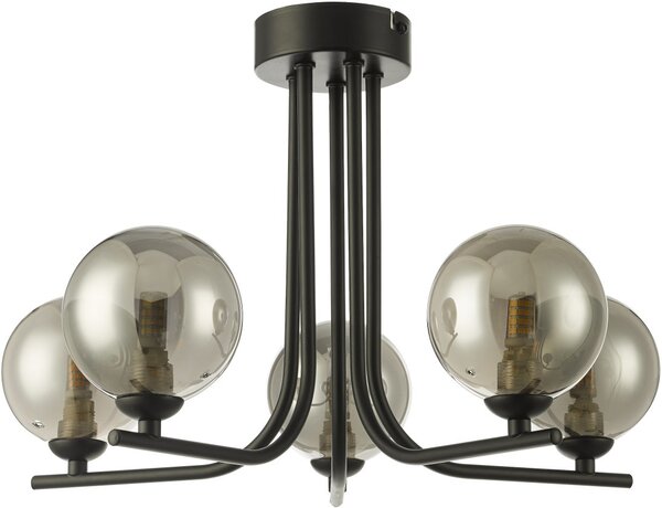 Dar Lighting modern mennyezeti lámpa cradle fekete darcra5422-01