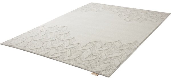 Világosszürke gyapjú szőnyeg 120x180 cm Credo – Agnella