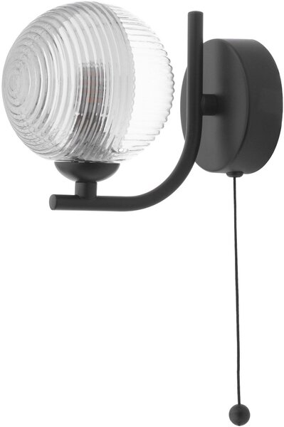 Dar Lighting modern fali lámpa cradle matt fekete darcra0722-18