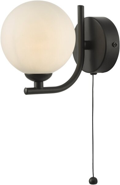 Dar Lighting modern fali lámpa cradle fekete darcra0722-02