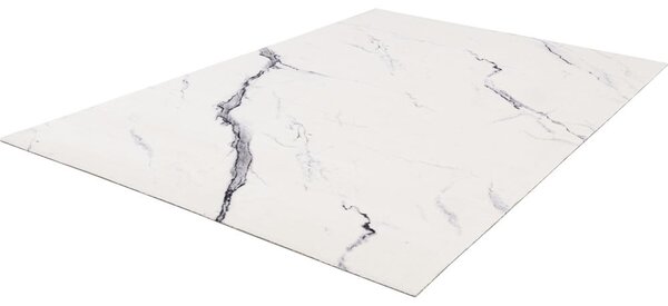 Krémszínű gyapjú szőnyeg 160x240 cm Marble – Agnella