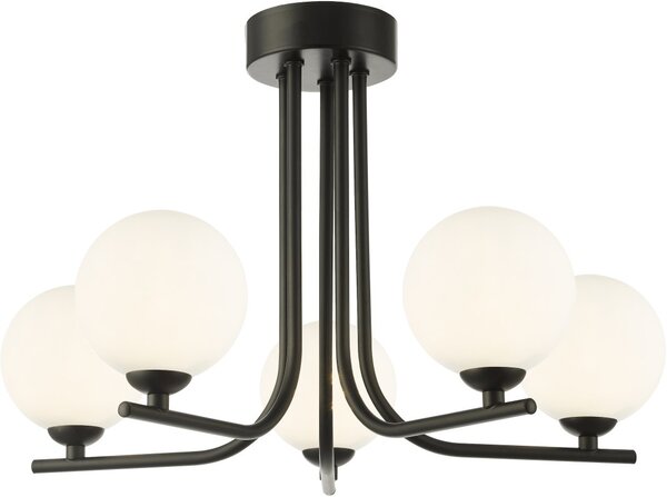 Dar Lighting modern mennyezeti lámpa cradle fekete darcra5422-02