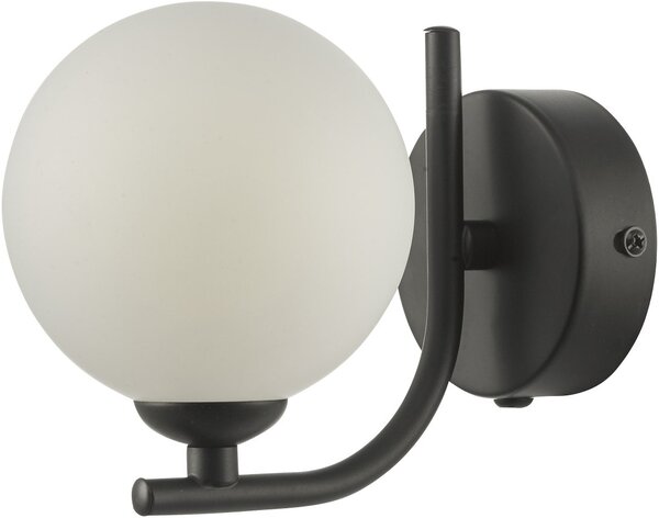 Dar Lighting modern fali lámpa cradle fekete darcra0722-02