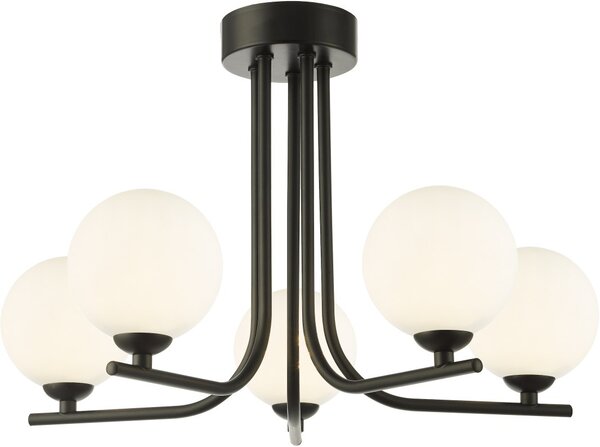 Dar Lighting modern mennyezeti lámpa cradle fekete darcra5422-02