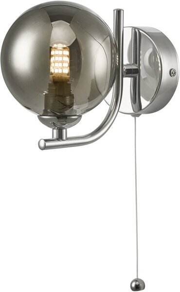 Dar Lighting modern fali lámpa cradle csiszolt króm darcra0750-01