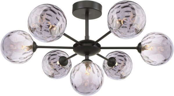 Dar Lighting modern mennyezeti lámpa cohen matt fekete darcoh3422-10