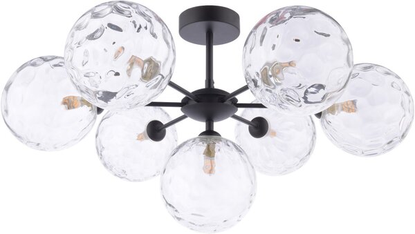 Dar Lighting modern mennyezeti lámpa cohen matt fekete darcoh3422-12