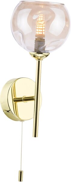 Dar Lighting modern fali lámpa cohen pezsgő csiszolt arany darcoh0735-16
