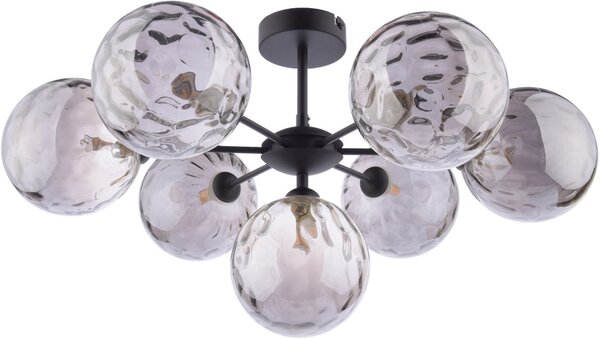 Dar Lighting modern mennyezeti lámpa cohen matt fekete darcoh3422-10
