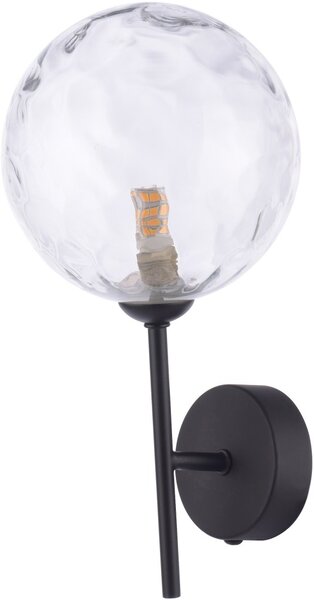Dar Lighting modern fali lámpa cohen matt fekete darcoh0722-12