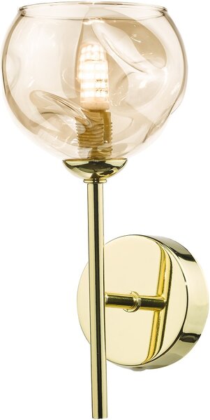 Dar Lighting modern fali lámpa cohen pezsgő csiszolt arany darcoh0735-16