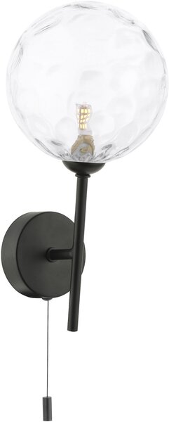 Dar Lighting modern fali lámpa cohen matt fekete darcoh0722-12