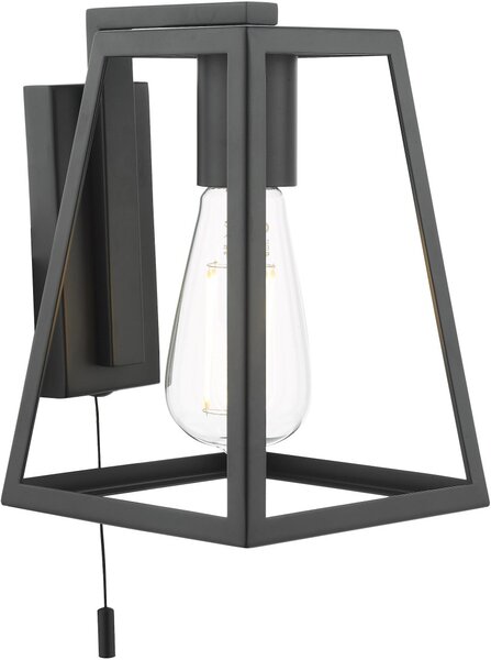 Dar Lighting loft fali lámpa claudia matt fekete darcla0722