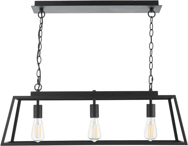 Dar Lighting loft függeszték claudia matt fekete darcla0322