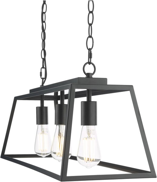 Dar Lighting loft függeszték claudia matt fekete darcla0322