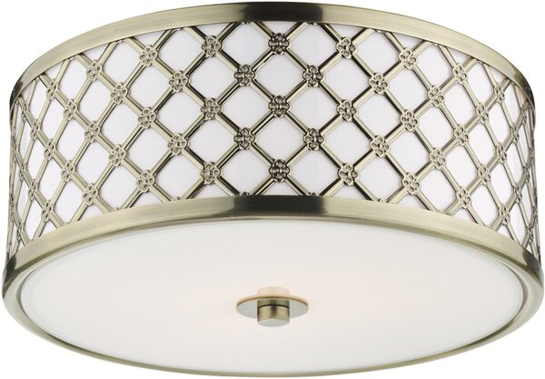 Dar Lighting glamour modern mennyezeti lámpa civic antik sárgaréz darciv5275