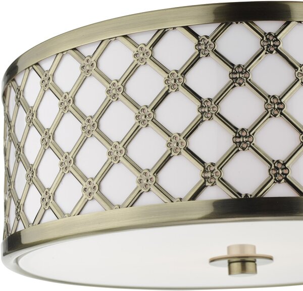 Dar Lighting glamour modern mennyezeti lámpa civic antik sárgaréz darciv5275