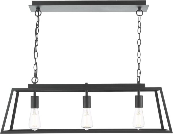 Dar Lighting loft függeszték claudia matt fekete darcla0322