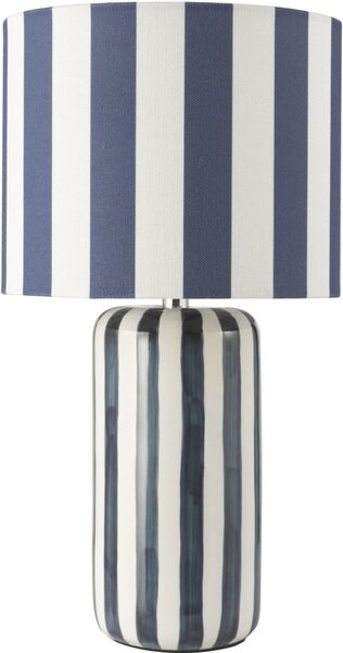Dar Lighting modern asztali lámpa cicada kék csiszolt króm darcic4223