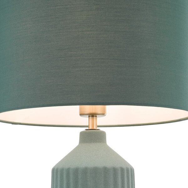 Dar Lighting modern asztali lámpa chloris zöld darchl4324