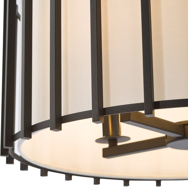 Dar Lighting modern függeszték cagliari matt fekete elefántcsont darcag0422