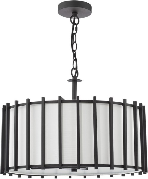 Dar Lighting modern függeszték cagliari matt fekete elefántcsont darcag0422