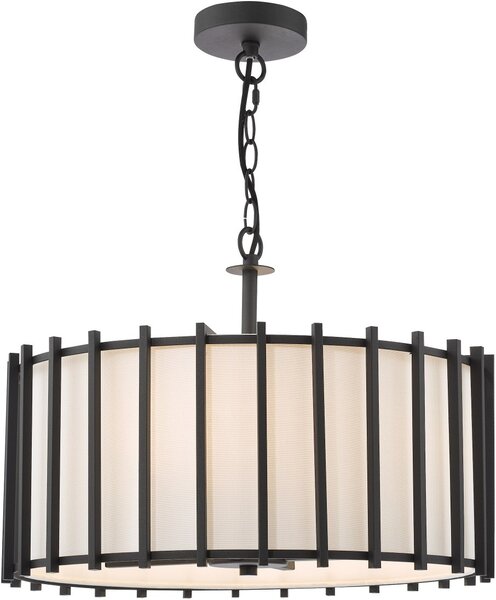 Dar Lighting modern függeszték cagliari matt fekete elefántcsont darcag0422