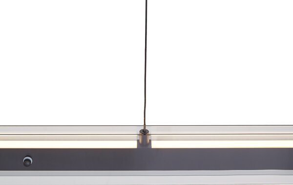 Modern függőlámpa fekete füstüveggel, LED-del és Easylift rendszerrel - Catch