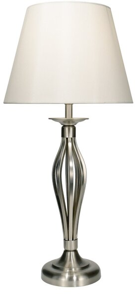 Dar Lighting glamour asztali lámpa bybliss szatén króm darbyb4046
