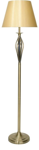 Dar Lighting glamour állólámpa bybliss antik sárgaréz darbyb4975