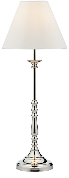 Dar Lighting glamour asztali lámpa blenheim polírozott nikkel darble4138