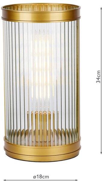 Dar Lighting modern asztali lámpa bianka barna darbia4263
