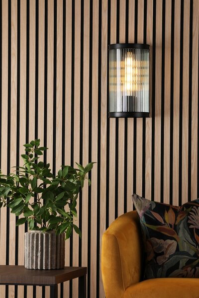 Dar Lighting modern fali lámpa bianka matt fekete darbia0722