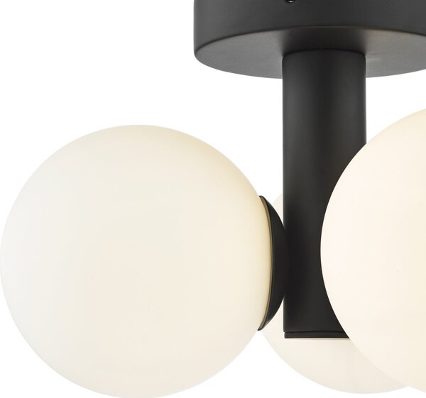 Dar Lighting modern mennyezeti lámpa blake matt fekete darbla5322