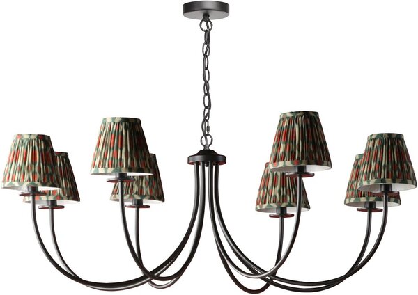 Dar Lighting klasszikus csillár becca matt fekete darbec0822