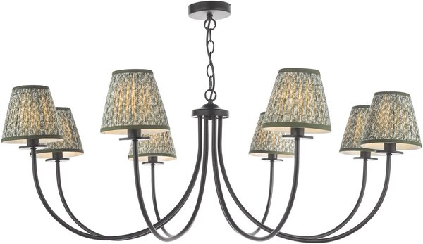 Dar Lighting modern csillár becca matt fekete darbec0822-est2624