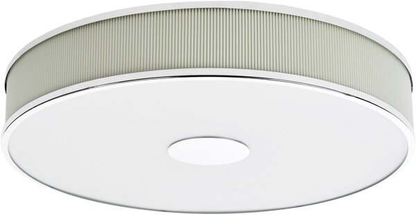 Dar Lighting modern mennyezeti lámpa alvaro elefántcsont csiszolt króm daralv6433