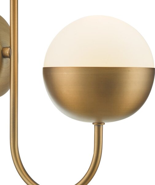 Dar Lighting modern fali lámpa andre antik réz darand0742