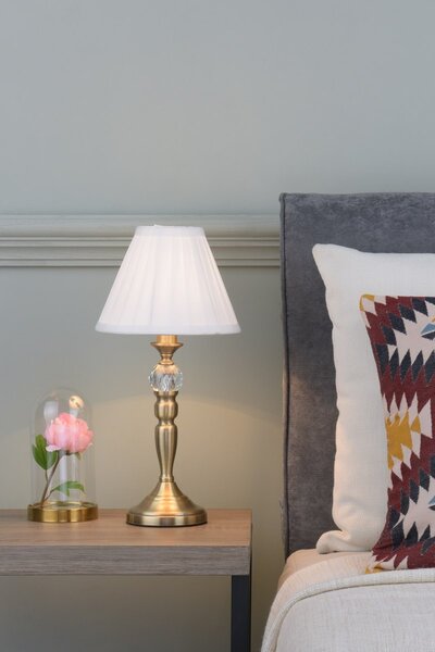 Dar Lighting glamour asztali lámpa beau antik sárgaréz darbea4075
